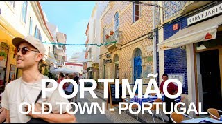 4K Portimão Algarve Portugal  Town and Seafront Walking Tour with Natural Sounds ASMR [upl. by Assiralc595]