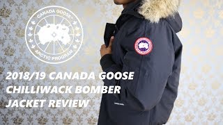 201819 Canada Goose Chilliwack Bomber Jacket Review [upl. by Kcyrred950]