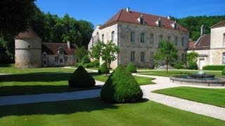 Abbaye de Fontenay  The exquisite World Heritage UNESCO site  Hotel Barging in France [upl. by Hultgren]