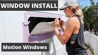 EASY Van Window Installation  MOTION WINDOWS [upl. by Zsazsa]