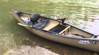 Old Town Pack Angler Canoe on the Bourbeuse River [upl. by Eniliuqcaj]