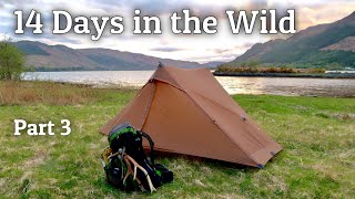 14 Days in the Wild  Solo Backpacking in the Scottish Highlands  Cape Wrath Trail Part 3 [upl. by Gregoire]