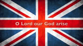 British National Anthem Lyrics [upl. by Ecinhoj]