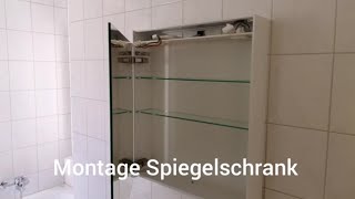 Montage Spiegelschrank Badezimmer [upl. by Turley693]