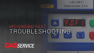 VFD Ground Fault Troubleshooting [upl. by Beeck]