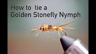 How to tie a Golden Stonefly Nymph [upl. by Niar]