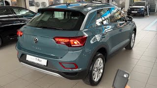 NEW Volkswagen TROC 2022  FULL REVIEW Life Petrol Blue FACELIFT [upl. by Yeldud]