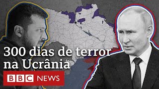 Como está guerra na Ucrânia após 300 dias [upl. by Chauncey]