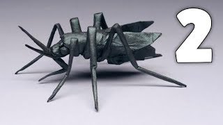 Origami Aedes aegypti Mosquito Tutorial By Robert Lang  Part 22 Shaping [upl. by Sundberg]