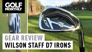 Wilson Staff D7 Irons  Gear Review  Golf Monthly [upl. by Leelah798]