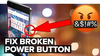 How to Fix a Faulty Smartphone Power Button  NO TOOLS Broken Android Repair  Workaround [upl. by Hakeem]