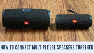 How to Connect Multiple JBL Speakers Together [upl. by Aivekal]