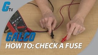 How to Check a Fuse by Testing it with a Multimeter [upl. by Abran440]