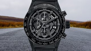 Review TAG Heuer Carrera Calibre Heuer 01 Skeleton Ceramic [upl. by Ahseneuq]