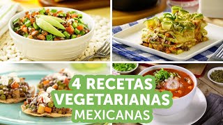 4 recetas vegetarianas mexicanas  Kiwilimón [upl. by Campman596]