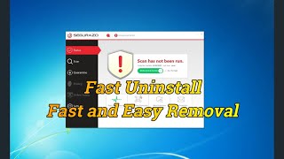 SAntivirus Segurazo Antivirus Fast Uninstall and Easy Removal [upl. by Hebel]