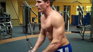 How To Tricep Pushdown Life Fitness Cable [upl. by Adekam]