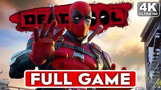 DEADPOOL Gameplay Walkthrough Part 1 FULL GAME 4K 60FPS PC ULTRA SETTINGS  No Commentary [upl. by Roshelle]