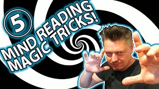 TOP 5 MIND READING Magic Trick Tutorials Im going to read your mind [upl. by Kerekes]