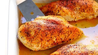 How To Make PERFECT Baked Chicken Breasts [upl. by Julissa]