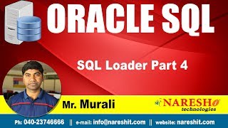 SQL Loader Part 4  Oracle SQL Tutorial  MrMurali [upl. by Sorenson]