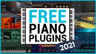 The 6 Best FREE Piano VST Plugins Every Producer NEEDS in 2021 [upl. by Notgnilliw]