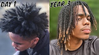 My Dreadlock Journey  3 Years Transformation  Tips For Dreadlocks [upl. by Keon406]