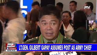 LtGen Gilbert Gapay assumes post as Army Chief [upl. by Iron915]