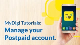 Pay your Digi Postpaid™ bills with the new MyDigi app [upl. by Etnuahs464]