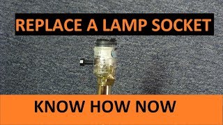 How to Replace a Lamp Socket [upl. by Goode]