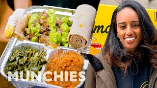 The Only Ethiopian Food Truck in NYC  Street Food Icons [upl. by Odrarej5]