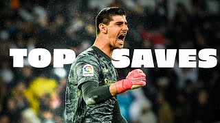 TOP SAVES THIBAUT COURTOIS  REAL MADRID [upl. by Reerg666]