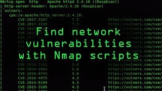 Find Network Vulnerabilities with Nmap Scripts Tutorial [upl. by Rednav]