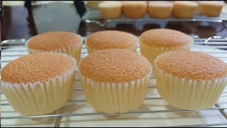 SOFT CHIFFON CUPCAKE RECIPE  HOW TO MAKE CHIFFON CUPCAKE [upl. by Sundberg]