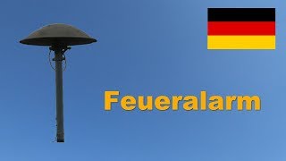 Sirenensignal quotFeueralarmquot Deutschland [upl. by Linet]