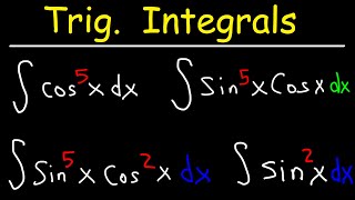 Trigonometric Integrals [upl. by Marijn]