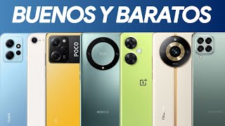 Los 11 MEJORES móviles buenos y baratos  TOP Celulares 2024 [upl. by Ekaj]