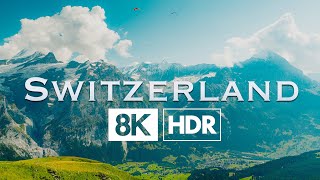 Switzerland  8K HDR 60p Jungfrau [upl. by Suckow]