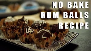 Easy Rum Balls Recipe German Rumkugeln [upl. by Tansy]