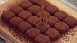 Condensed Milk Chocolate Truffles Easy Recipe 2 Ingredients [upl. by Tsui837]