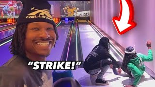 DeeBlock Goes Bowling GETS HEATED [upl. by Nemzzaj]