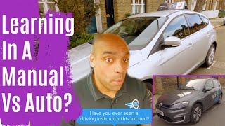 Automatic vs Manual Which One Is Better  Driving Lessons [upl. by Lednek]