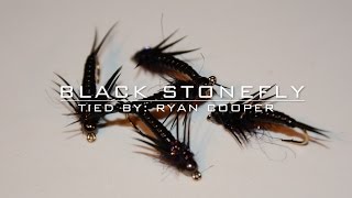 Fly Tying Black Stonefly [upl. by Cline593]