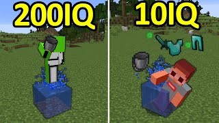 200IQ vs 10IQ Minecraft Plays 4 [upl. by Ajim607]