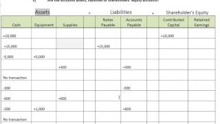 Accounting Process Step 1 Transaction Analysis  WorldWide Webster [upl. by Killigrew365]