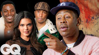 Tyler the Creator Answers Questions From Kendall Jenner Pharrell Jerrod Carmichael amp More  GQ [upl. by Prudi466]