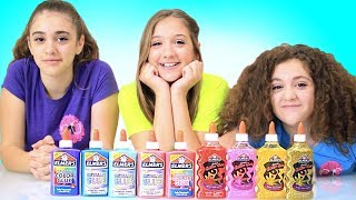 EXTREME 3 COLOR SLIME CHALLENGE  CRAFTYGIRLS [upl. by Enreval]