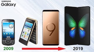 Samsung Galaxy SmartPhone Evolution  All Models  10 Years of Android [upl. by Amethist]