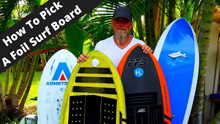 Hydrofoil  How to Foil Surf  Board Selection [upl. by Yessydo]