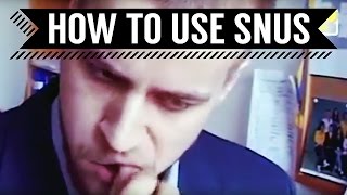 How to use Swedish Snus  Northernercom [upl. by Asehr125]